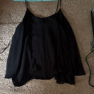 Paper Crane Black Camisole Top